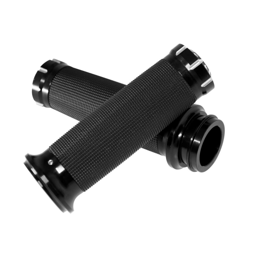 HDBUBALUS Motorcycle 25mm Electronic Throttle Handle Grips for Harley and Softail 1" Touring, Trike,