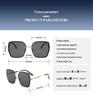 New Women's Polarized Sunglasses - Fashionable European and American Street Style Metal Trend