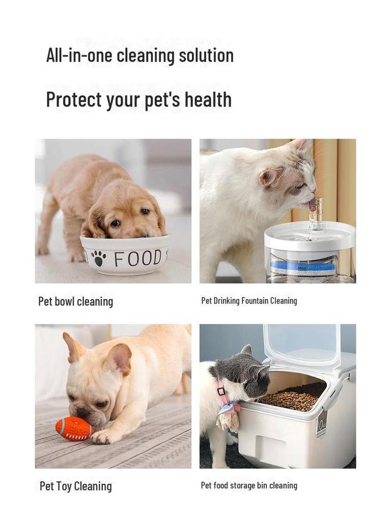 North American Cranberry Antibacterial Pet Dishwashing Mousse - Contact-Free, Long-Lasting Bubbles