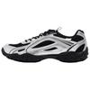 Eshape MS Vielseitig Bequem Stoßdämpfend Niedrig geschnittene Freizeitschuhe Unisex Sneaker Silber Schwarz 1XM02348H010