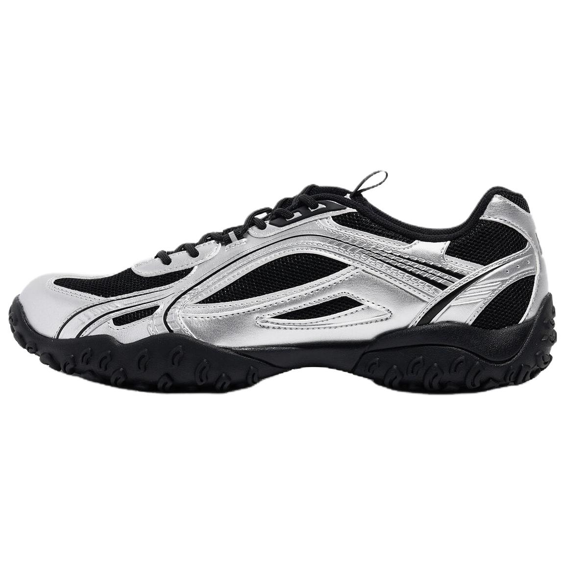 FILA Eshape Cushioning Low top Casual Shoes Unisex Silver Black 1XM02348H010 41