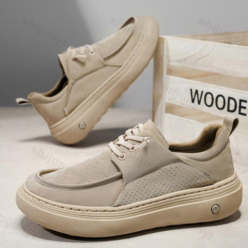 Mens Casual Shoes Fashion Platform Comfort Soft Men Loafers Lightweight Slip On Walking Sneakers Breathable Flats Driving Shoes