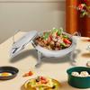 Stainless Steel Chafing Dish Portable Anti Scald Handle Cooking Utensil for Outdoor Backpacking Commercial Barbecue Travel