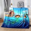1pc, Mermaid Tail Blanket Soft & Cozy Throw for Friends Perfect Gift for Home Decor, Couch Cover, Travel, Camping, Beach