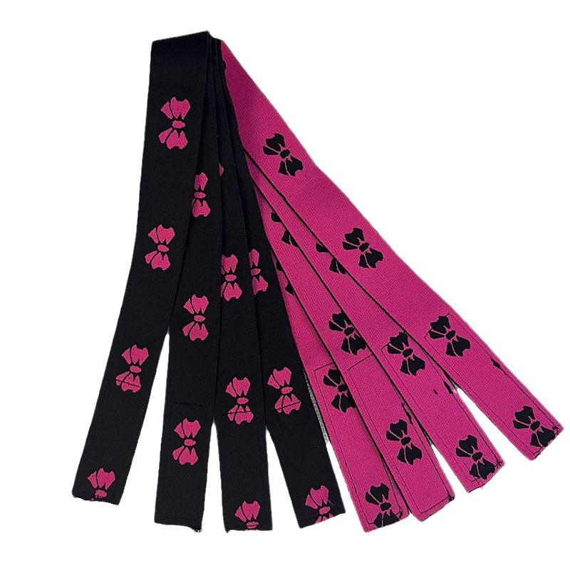 Adjustable Butterfly Elastic Wig Band with Velcro Edge Fixing Strap