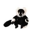 1 Stück 25 cm Simulation Lemur Plüschtier Pelziges Lemur mit aufgebogenem Schwanz Katta Plüschtier Puppe Gefülltes Weiches Spielzeug Schönes Geschenk