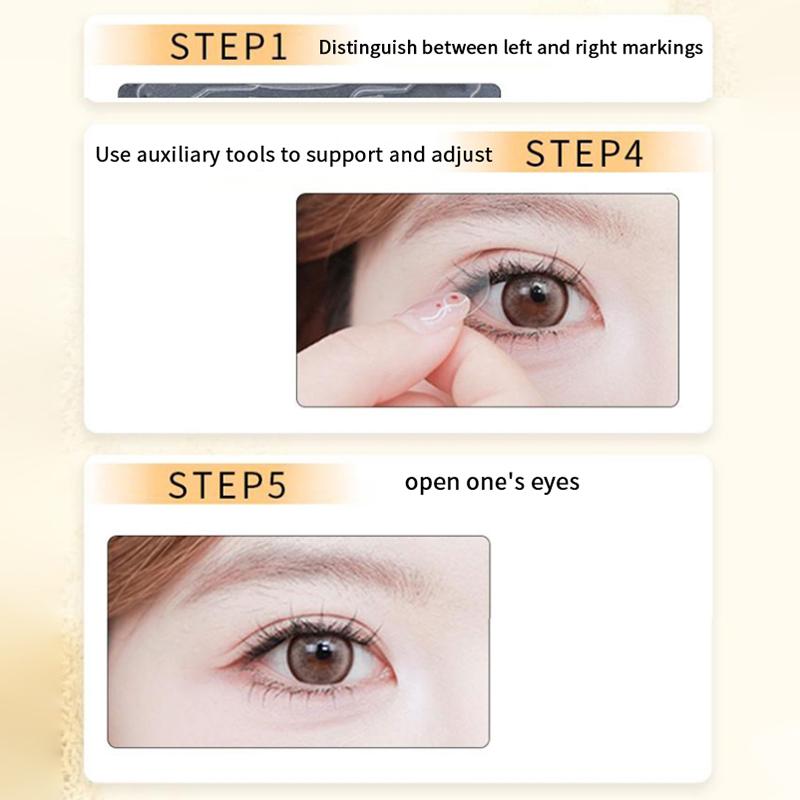120Pcs/Box Double Eyelid Stickers With Handle Natural Invisible And Long-Lasting Shaping Big Eye Beauty Tapes Lift Eyelids
