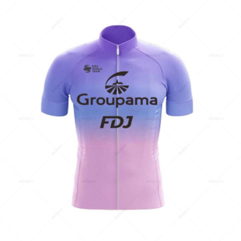 Fdj Team Cycling Jersey Set for Men, Cycling Clothing, MTB Bike Clothes, Uniform, Bicycle Suit, New, 2026