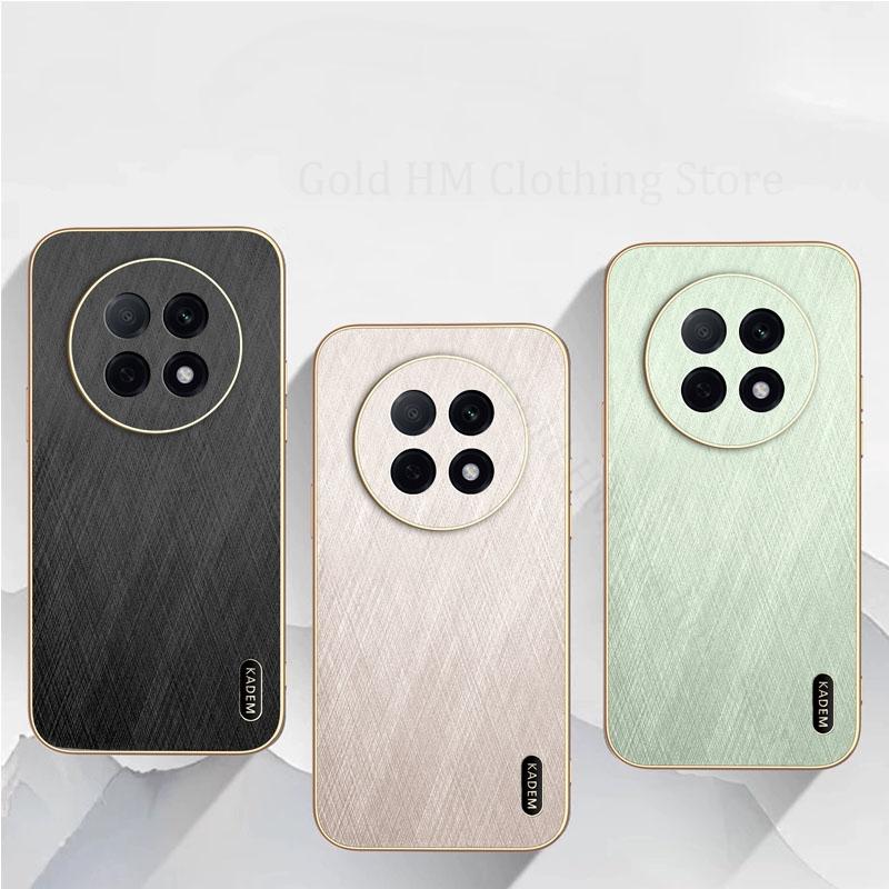 6D Plating Gold Silk Leather Texture Case For Oppo Find X8 Pro Electroplated Tough Cover For OPPO A5 Pro A3X A80 A60 A30 A79 5G