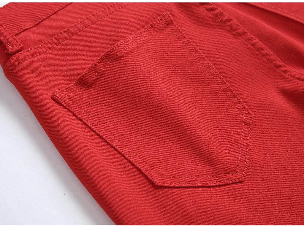 Pánské letní slim fit strečové džíny s dírami - Pět barev, trendy roztrhání na kolenou