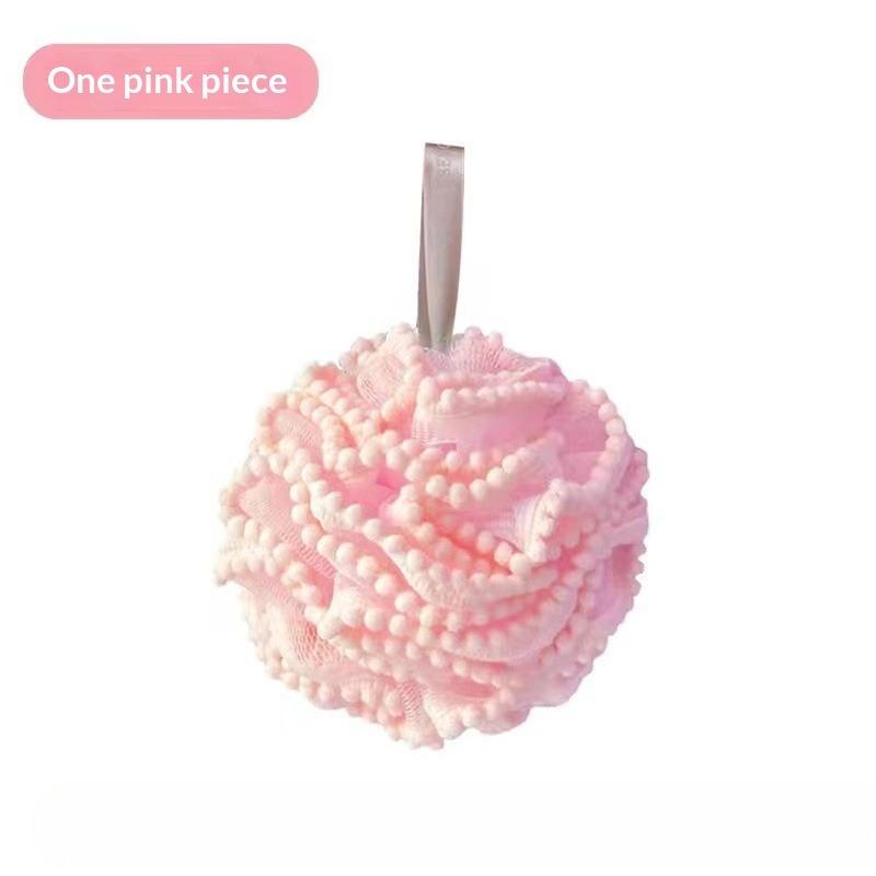 Shower Bath Sponge Balls, Cute Unisex Body Exfoliating Bathroom Accessories