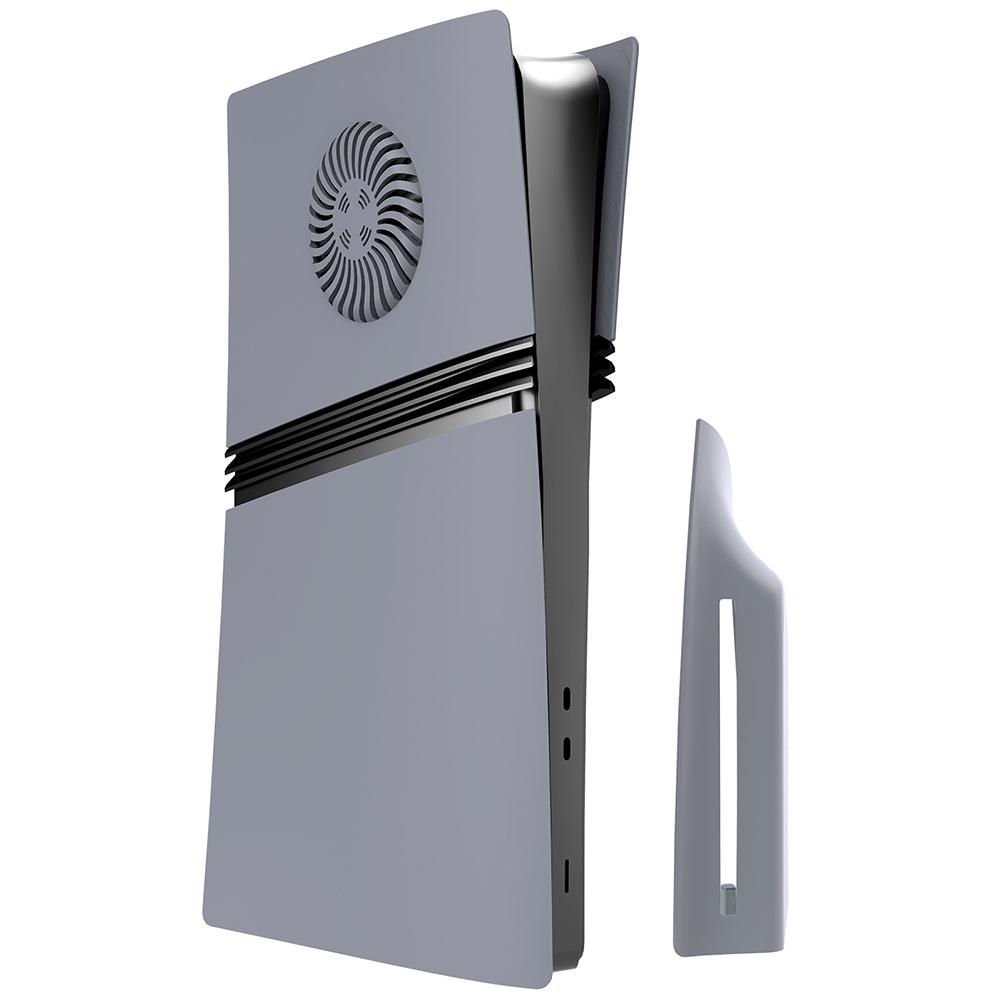 Für PS 5 Pro Face Plate Konsolenabdeckung Kratzfester Hartschalenkoffer aus Kunststoff mit Lüftungsschlitz für PlayStation5 Pro Disc/Digitale Edition