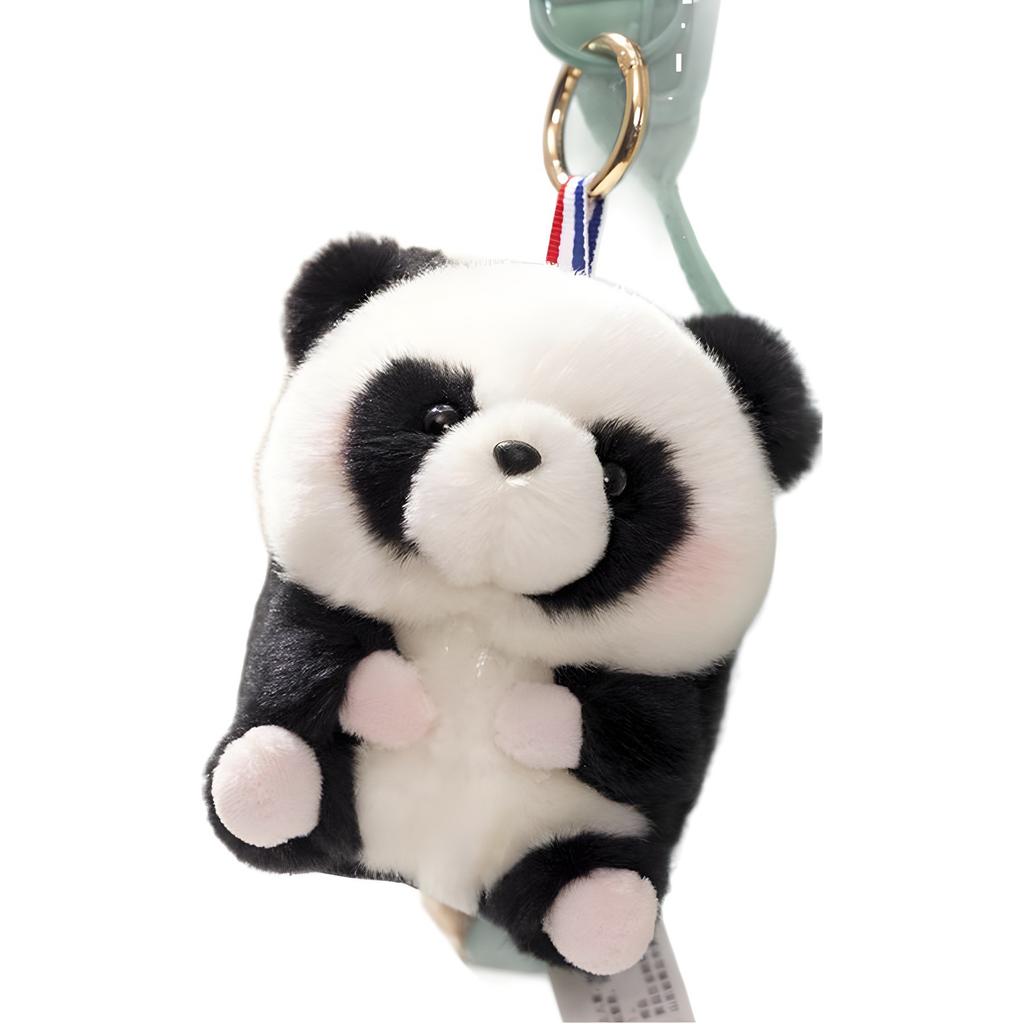 Cute Panda Doll Bag School Bag Pendant Hamster Rabbit Plush Toy Small Doll Doll Cute Ball Ball