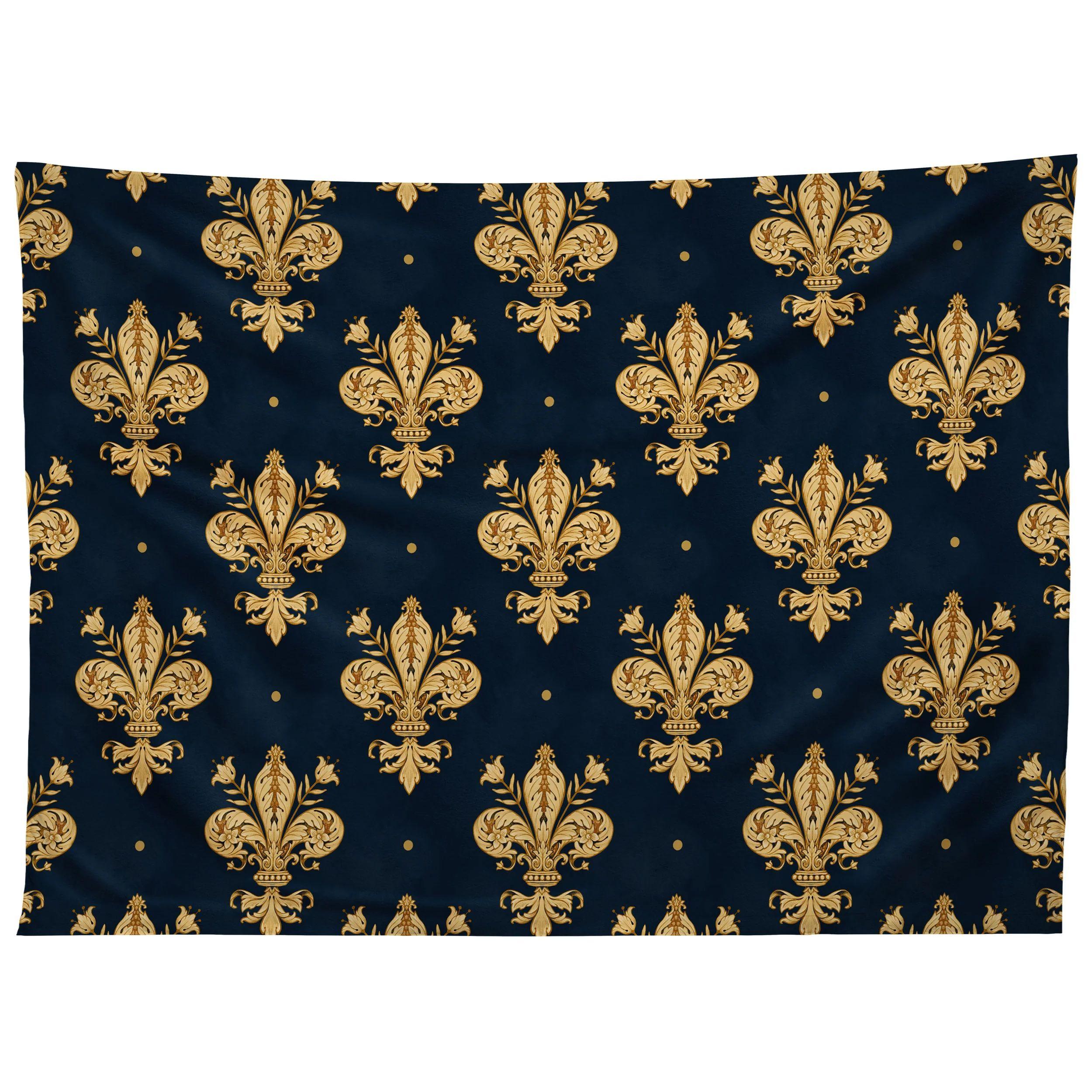 Tapestry of the Fleur-de-lis 75x100 чёрный