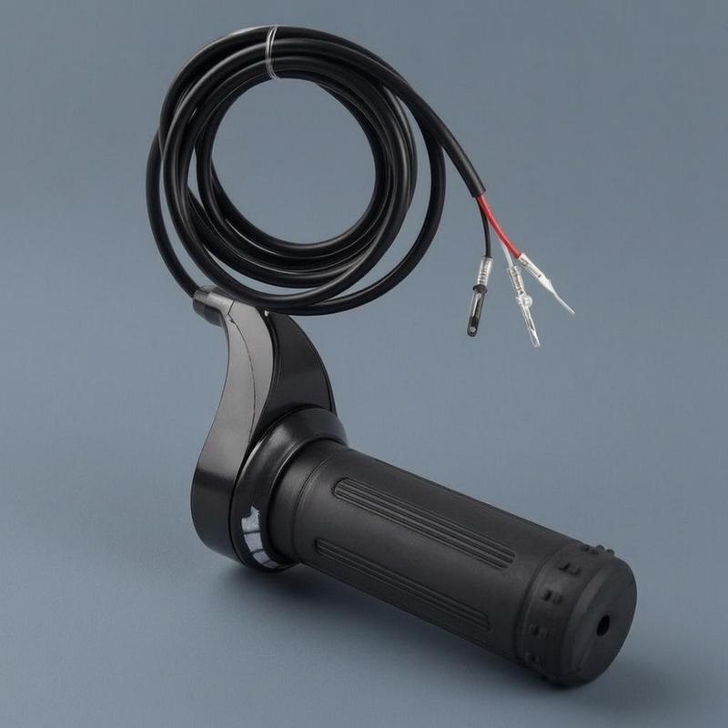 Electric Bike Throttle Grip 113 Mm Twist Throttle Handle Vehicle Accessory Plug and Play Anti-Slip