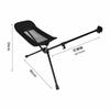 OEING Portable Aluminum Alloy Moon Chair Footrest
