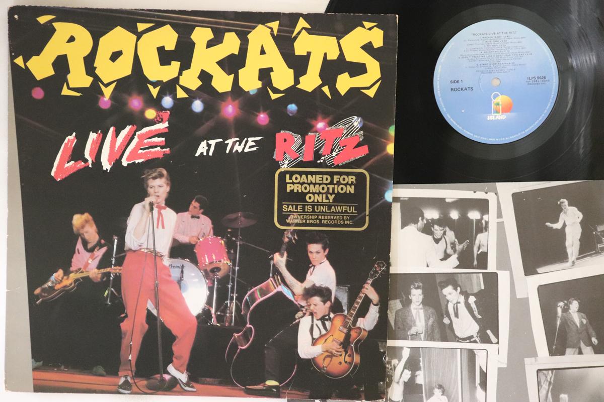 

LP Пластинка ROCKATS Live At The Ritz ILPS9626PROMO ISLAND 1981 США Рок Б/У