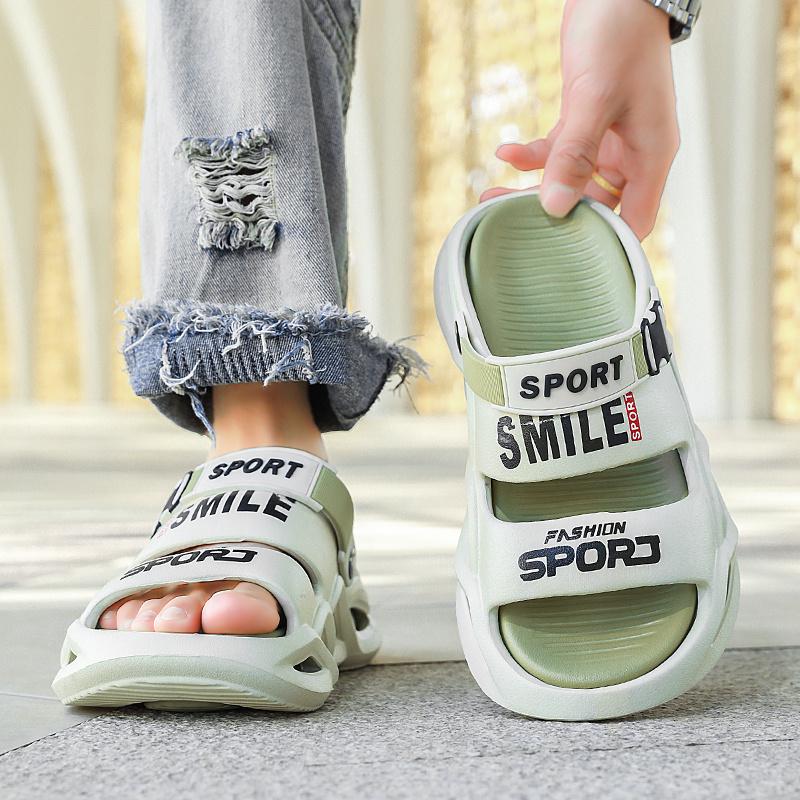 New Men's Massage Slippers Indoor Outdoor Sandals Beach Comfortable Soft Slides Clogs Casual Shoes Men Women Home Slippers