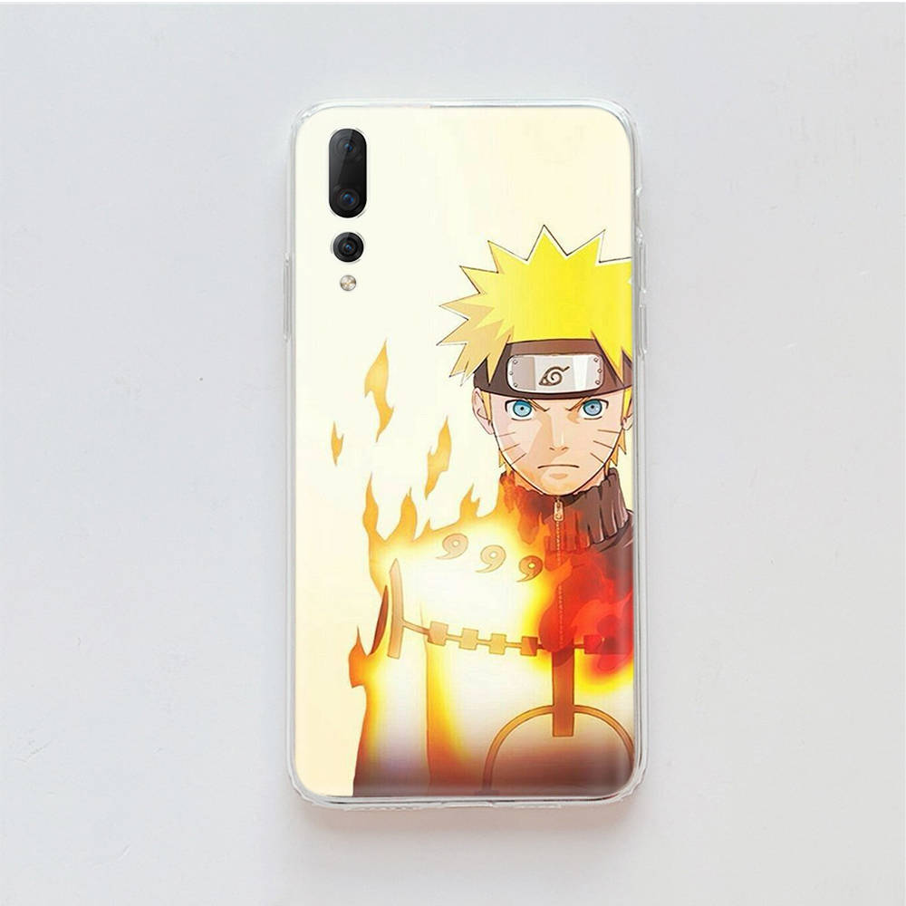 Transparent Case for Samsung A04 A14 A23 M33 M53 Realme 10 9 C35 C55 VIVO X80 Infinix Hot 30 Note 11 Tecno Spark 8P Pro W-72 Naruto