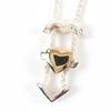 Excellent TIFFANY&Co. Necklace Puzzle Heart Silver 925 Women Used