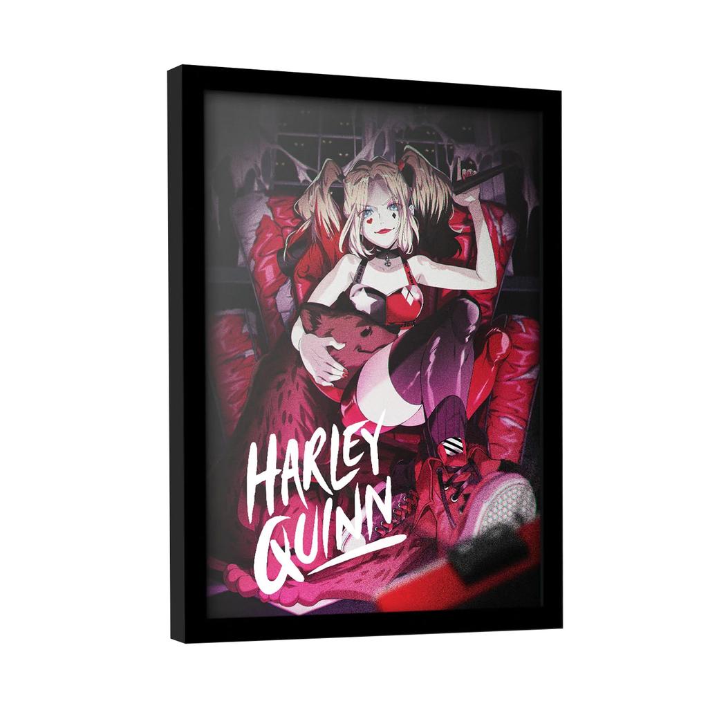 Batman Harley Quinn Framed Poster