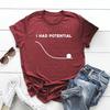 I Had Potential Shirt Project Hail Mary Tshirt Jazz Hands Tee Unisex Unisex Casual Tshirt Tv Show Inspired TShirt Streetwear Tops