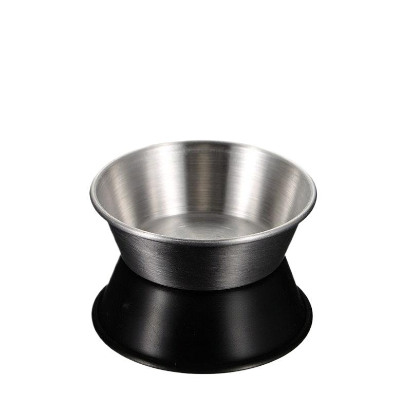 

304 Нержавеющая сталь Приправа Блюдо Круглая Разделенная Маленькая Тарелка Приправа Соус Дип Миска Соевый Специя Приправа Уксус Контейнеры