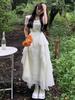 Women's Summer 2026 French Fairy Ruffle Dress - Pure, Sweet First Love Style
