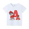 PAW Patrols Children Short Sleeve T-shirt Summer Kids Cartoon Printed Clothing Boy Casual Cotton Tee Girl Anime Cute Tops Gifts