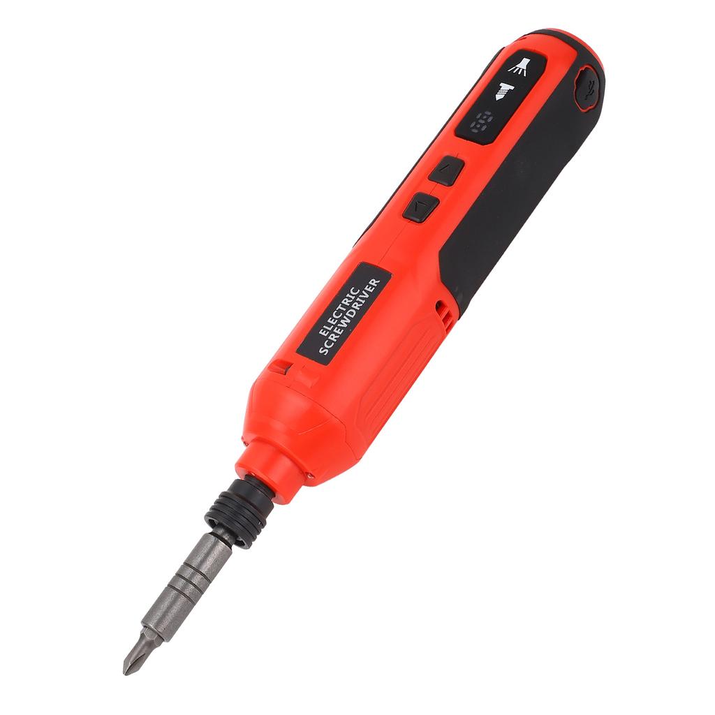 Electric Screwdriver Kit 3.6V USB Rechargeable 5 Gears Speed LED Light Portable Cordless