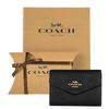 Gift Set with Box and Paper Card Business Card CH487 IMBLK Black [Coach] Bag, Wrapped, Women's Accessories, Case, Holder, (black)