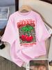 Hand Picked Cherries Always Fresh Printing Tshirt Unisex Crewneck Harajuku Short Sleeve Casual Clothing Street Aesthetic Clothes