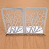 Tree Shadow Skull Metal Bookends - Student Reading Supplies, Retro Hollow Design
