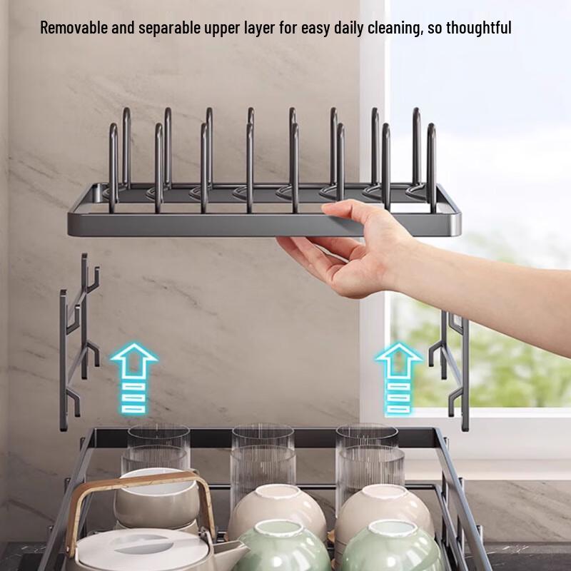 Beifu Doppelschichtiger Geschirrtrockner aus Kohlenstoffstahl