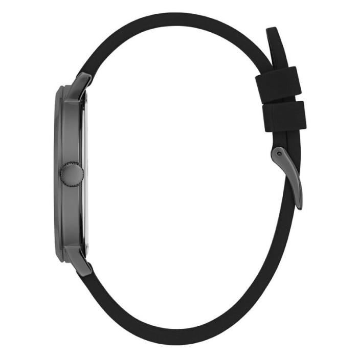 Guess G Bossed Montre Homme Acier Noir Silicone Noir GW0625G3