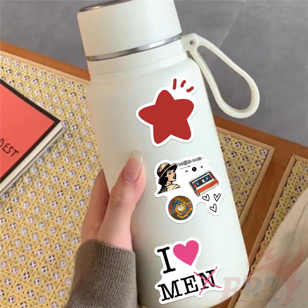 100 Adet/Set Downtown Y2K Kızları Sanat Serisi 01 Çıkartmaları Kendin Yap Moda Çıkartmaları