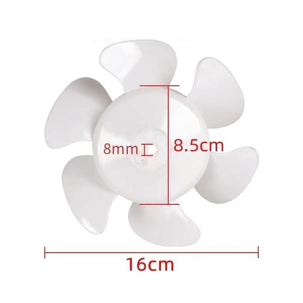 6/8/10 Inch Exhaust Fan Blades Six Blades Household Kitchen Bathroom Electric Exhaust Fan Replacement Accessories