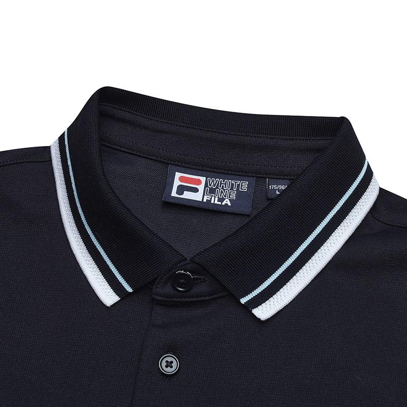 New FILA Polo Shirt Men's Legend Blue F51M428119ANV