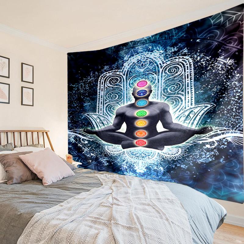Chakra Balance Meditation Tapestry Room Decoration Wall Hanging for Living Room Bedroom, Dormitory, Birthday and Christmas Gifts