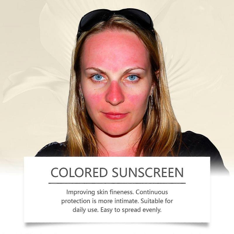 Sunscreen for Face SPF 60, SPF 60 Face Moisturiser for Sensitive Skin, Daily Facial Suncream, Light & Breathable, Non Greasy, Natural Coverage