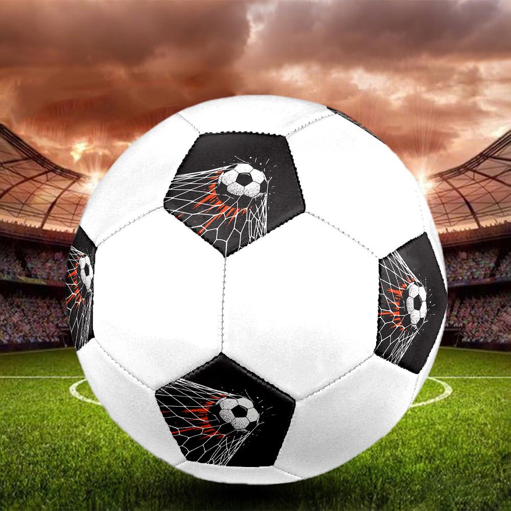 1pc Soccer Ball Net Soccer Ball Size 5 Football Machine Sewn Indoor/Outdoor Universal Football Q52