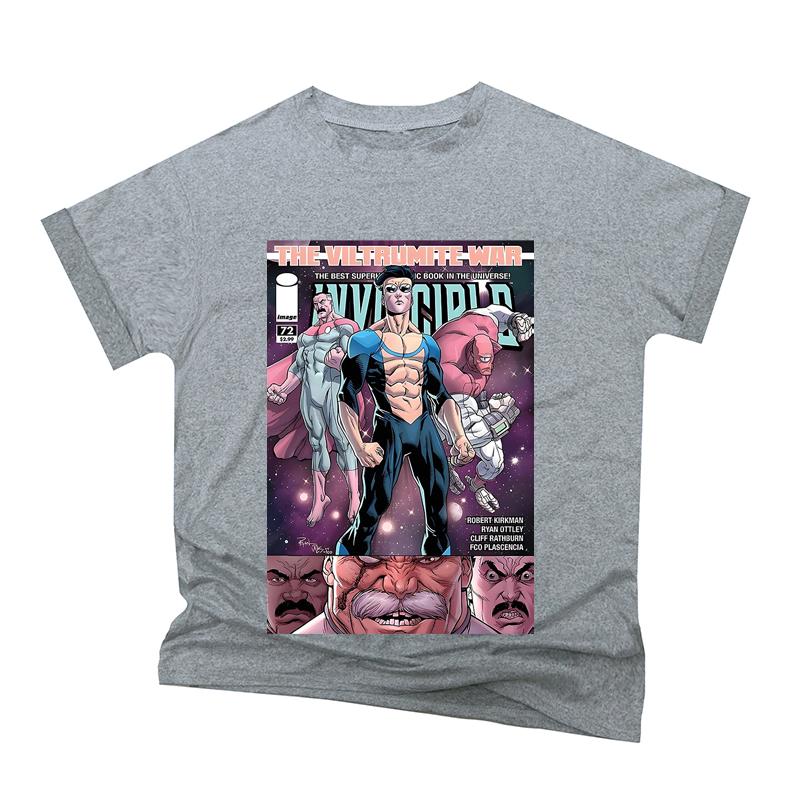 

Invincible T-Shirt for Women Men Clothing Plus Size Clothes Invincible Print Men s T-shirt S
