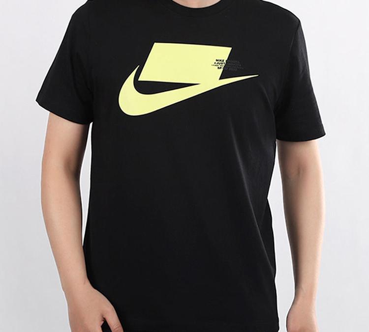 Nike T Shirt Men's Black Yellow CK2227-013