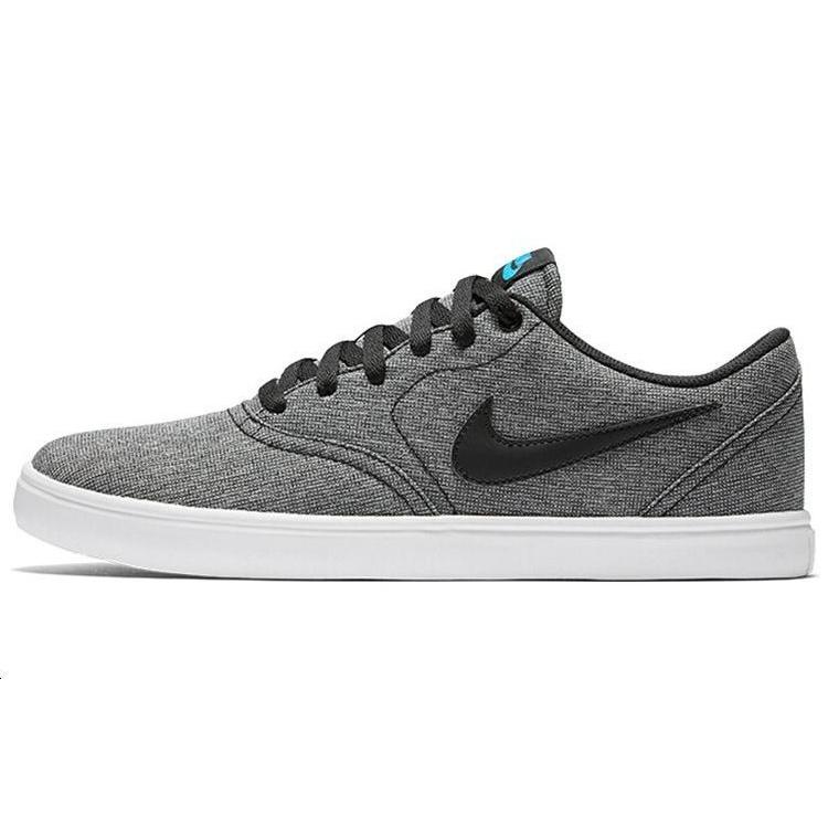 Nike Check Solarsoft Canvas SB  Black White  Men s 843896-004 EU 36.5