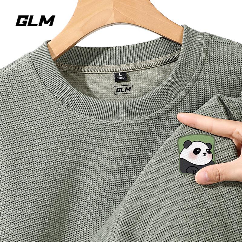 GLM Men's American Style Round Neck Loose Fit Sweatshirt