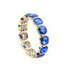 Colorful European Crystal Rhinestone Elastic Bridal Bracelet