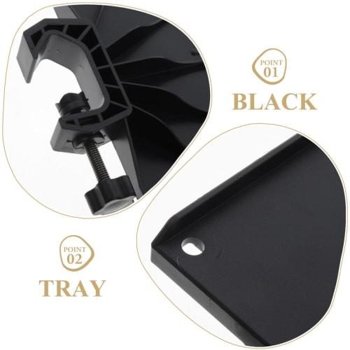 Toyvian Microphone Stand Tray, Sound Card Tray, Music Stand, Accessory Holder, Height Adjustable, for Video and Selfie Shooting