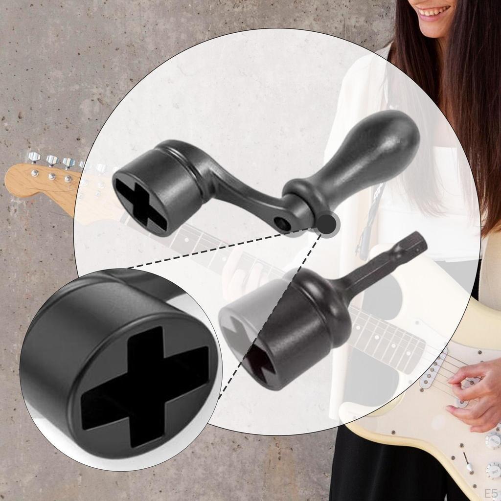 Guitar String Winder - Ergonomic Professional Tuning, Maintenance, And Repair Tool for Ukuleles