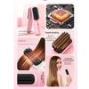 Fast Heating Hair Straightener Brush USB Rechargeable Electric Styling Comb  Home Use