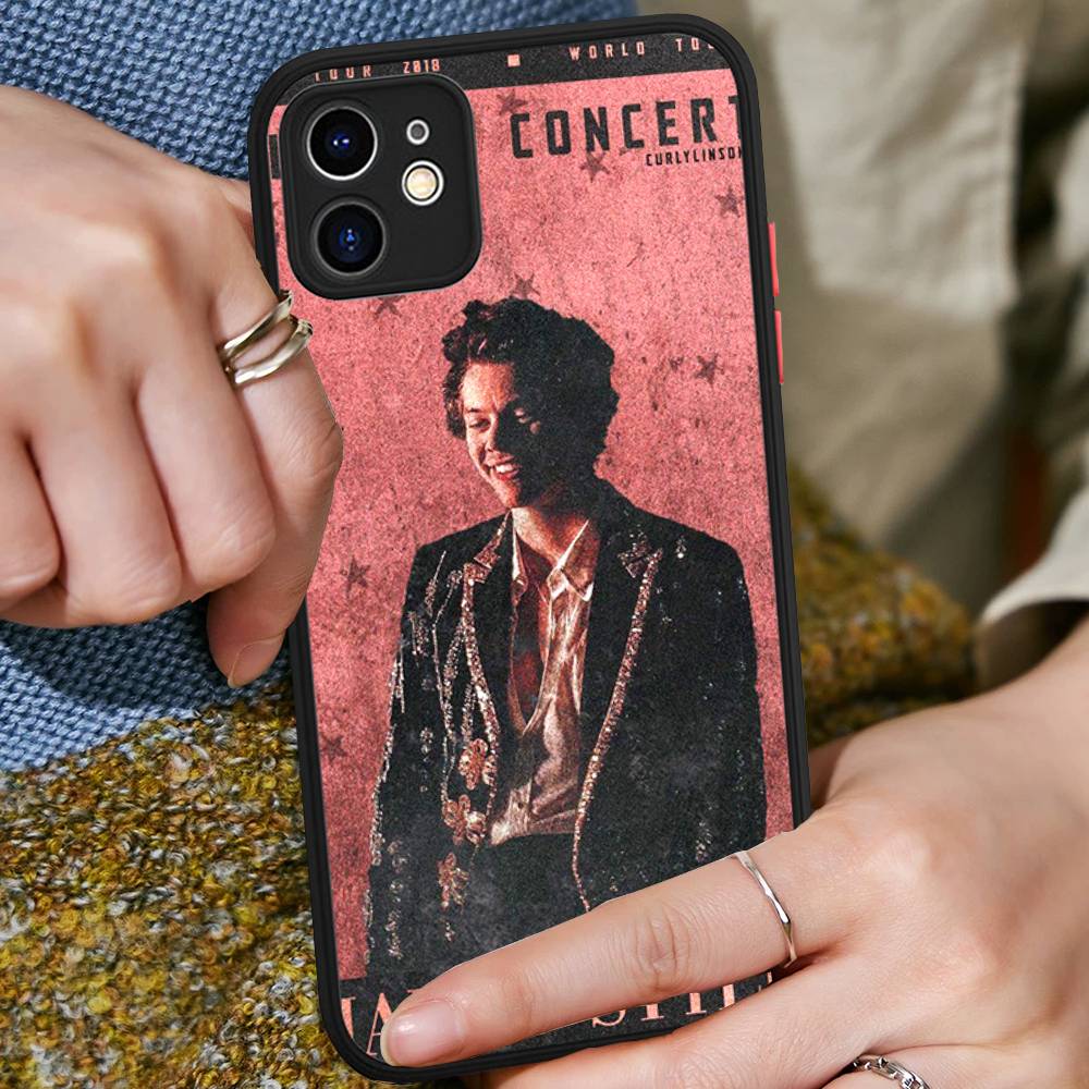 Pop Singer Harry Styles Matte Protective Case For IPhone 16 15 14 13 12 11 Pro Max X XS MAX Protection Case